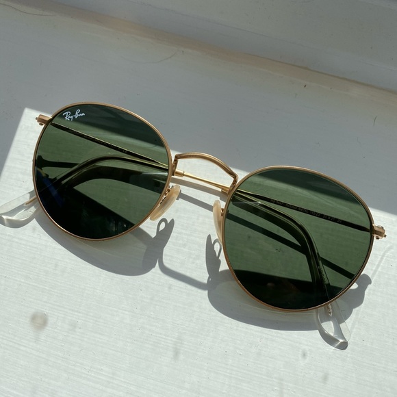 Ray-Ban Accessories - Ray-Ban Round Metal Gold Matte Sunglasses rb3447